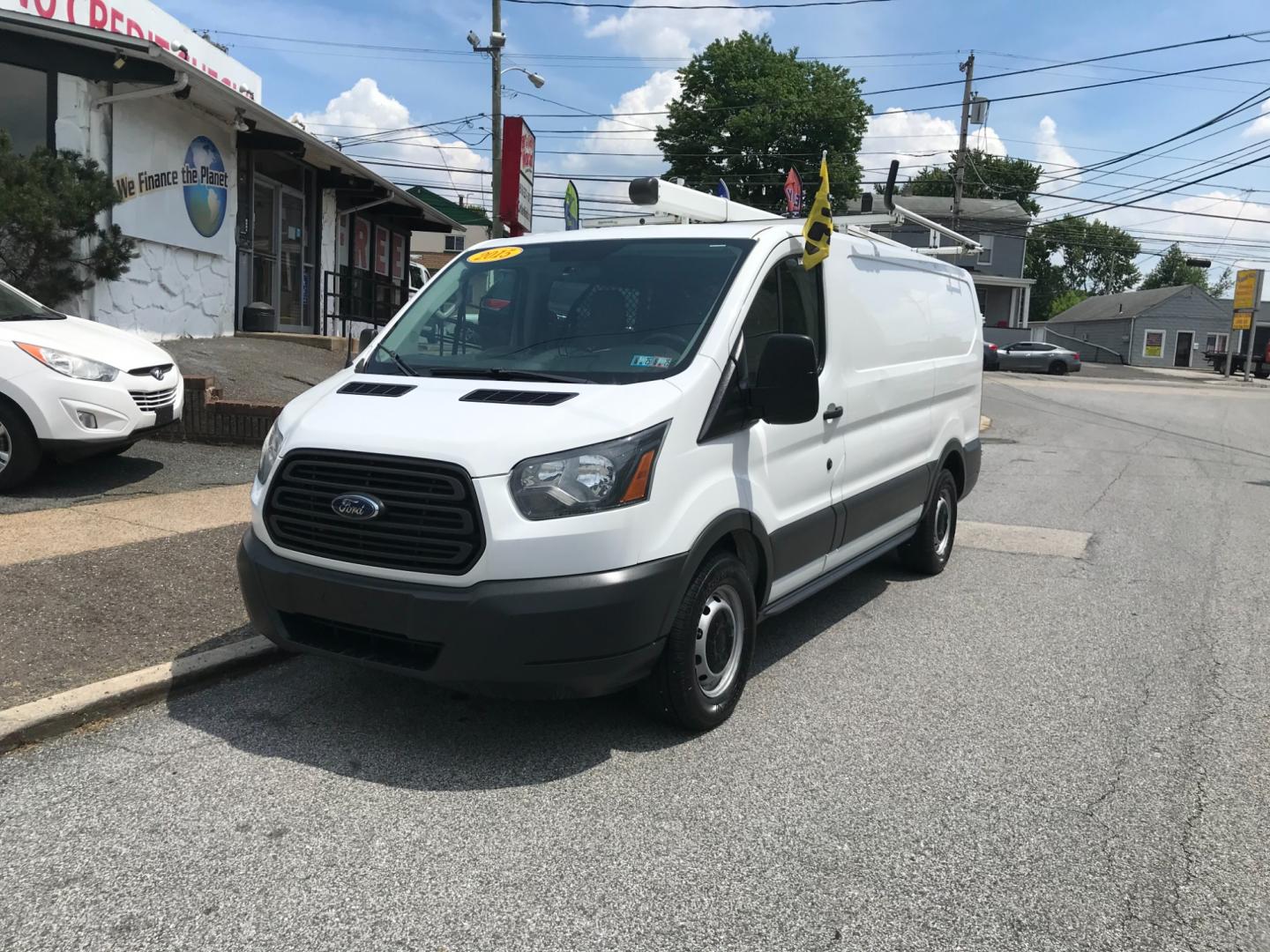 2015 White /Gray Ford Transit 150 (1FTNE1YM1FK) with an 3.7 V6 engine, Automatic transmission, located at 577 Chester Pike, Prospect Park, PA, 19076, (610) 237-1015, 39.886154, -75.302338 - Photo#2